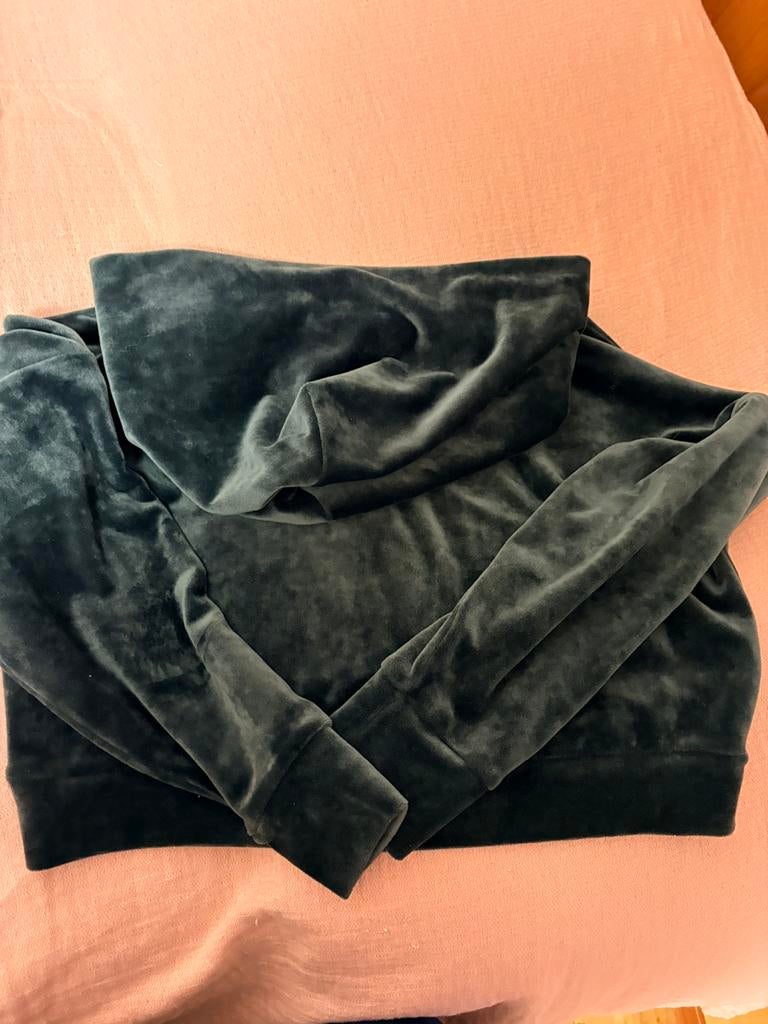 groen fluwelen sweatshirt van ikks - xs-12 jaar, Ophalen, Zo goed als nieuw, Meisje