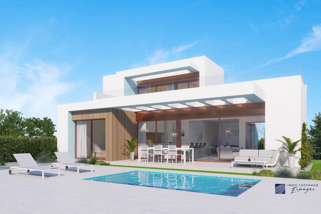 villa au bord du golf a vendre en espagne, Dorp, Spanje, Woonhuis, 3 kamers