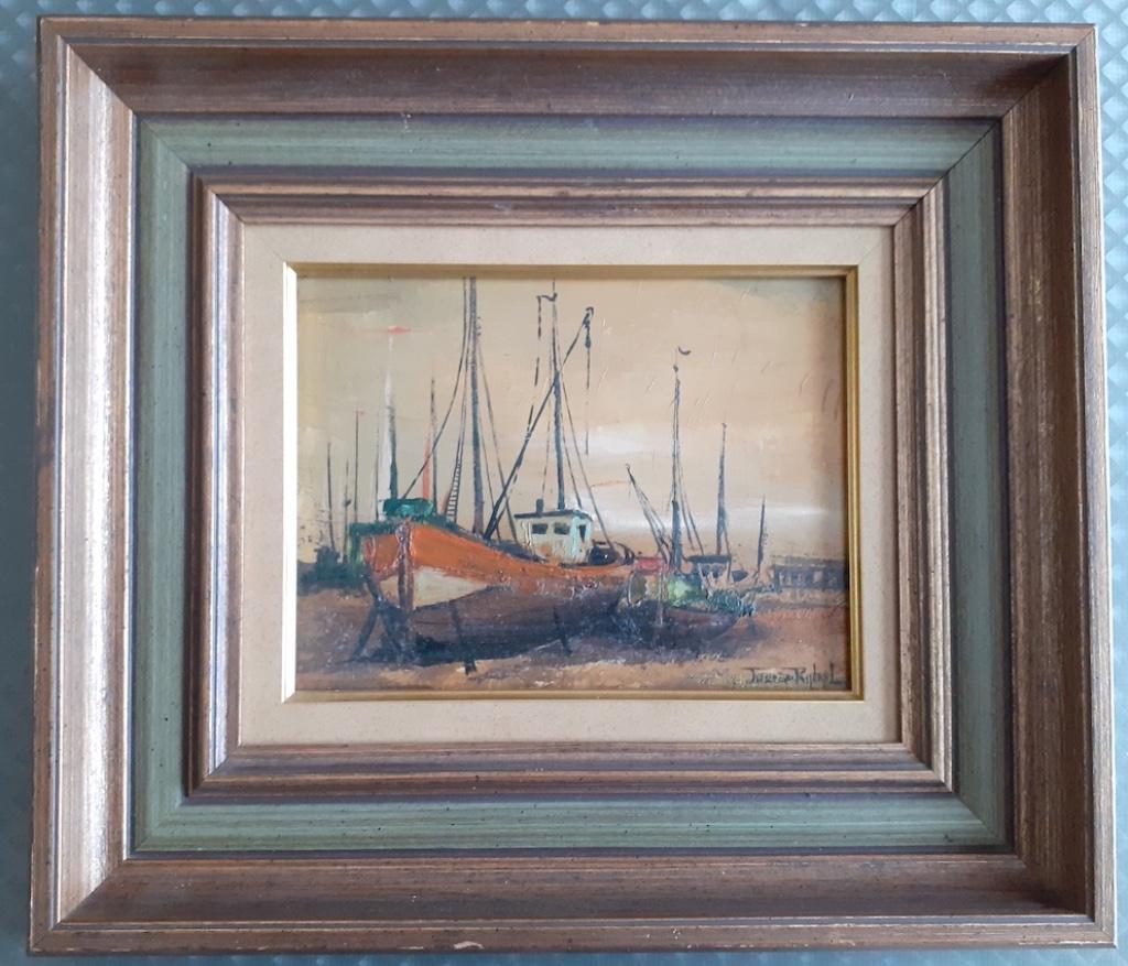 Schilderij TUUR DE RIJBEL (Lebbeke 1927-2016), Antiek en Kunst, Kunst | Schilderijen | Klassiek, Ophalen