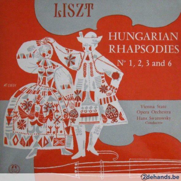 Liszt - Hungarian Rhapsodies - Swarowsky - Japan!, CD & DVD, Vinyles | Classique