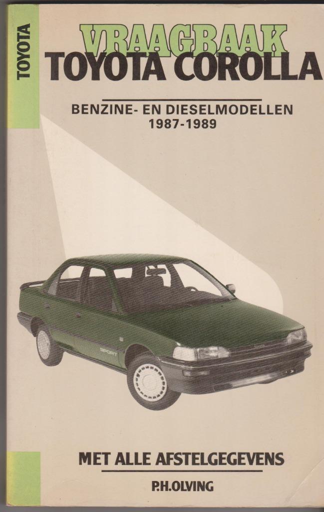 Vraagbaak TOYOTA Corolla '87 - '89, Ophalen of Verzenden