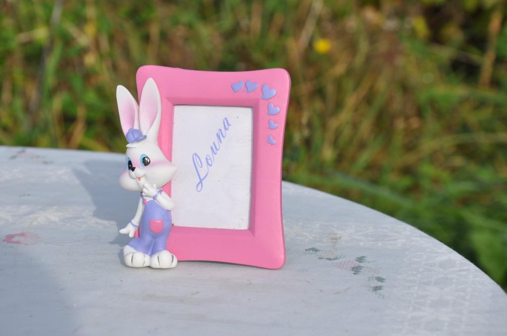 cadre lapin pour photo de 6,5x4,5 cm, Enlèvement ou Envoi, Utilisé