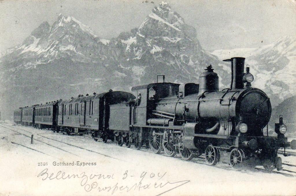 Gotthard Express Bellinzona Switzerland Suisse, Enlèvement ou Envoi