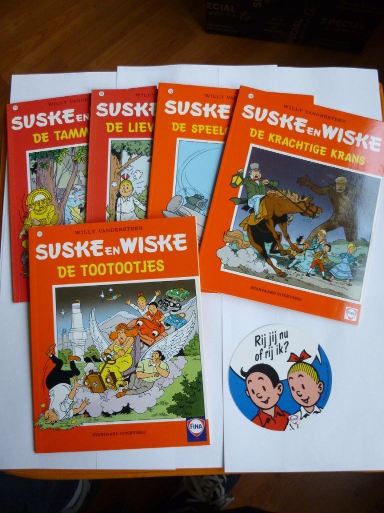 S&W COMPLETE SET RECLAME UITGAVEN FINA UIT JAREN 90, Enlèvement ou Envoi, Willy Vandersteen, Série complète ou Série, Comme neuf