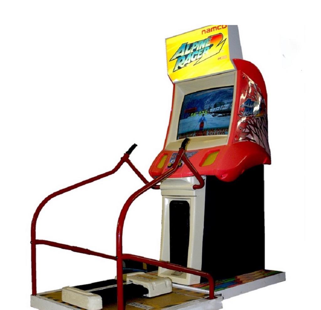 Alpine racer 2 namco ( startknopje defect ), Games en Spelcomputers, Spelcomputers | Overige, Gebruikt, Ophalen