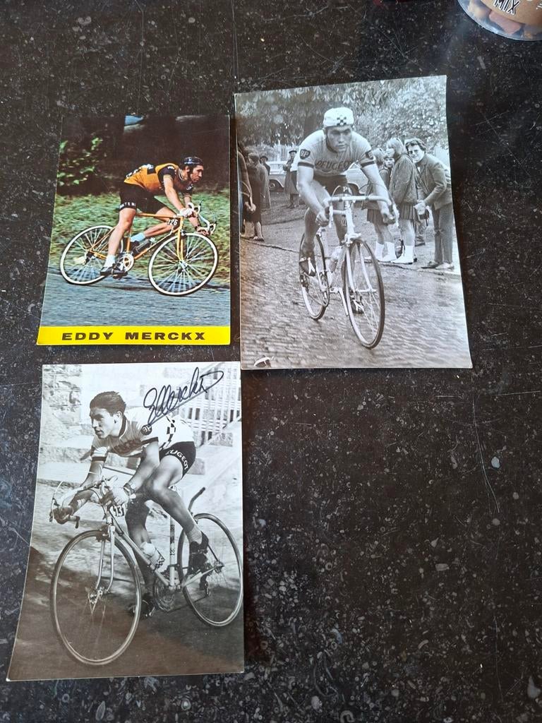 Foto postkaart eddy merckx, Ophalen of Verzenden