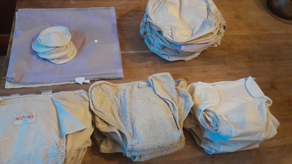 Herbruikbare luiers mse vimse ,popolini en kiddybips, Kinderen en Baby's, Ophalen of Verzenden, Gebruikt
