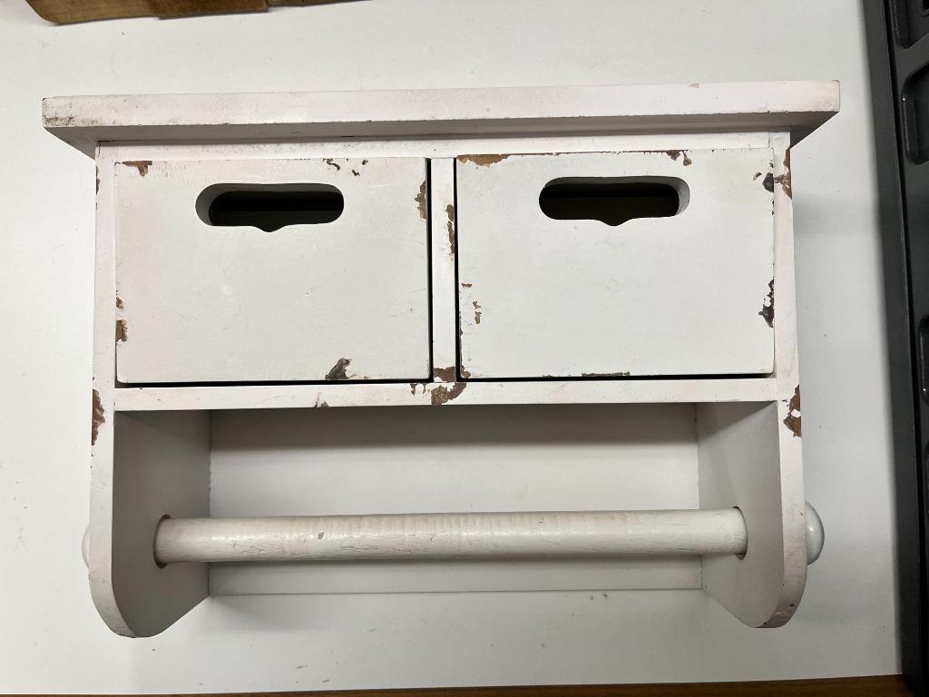 Houten rekje keukenrol, Huis en Inrichting, Keuken | Keukenbenodigdheden, Ophalen of Verzenden, Zo goed als nieuw