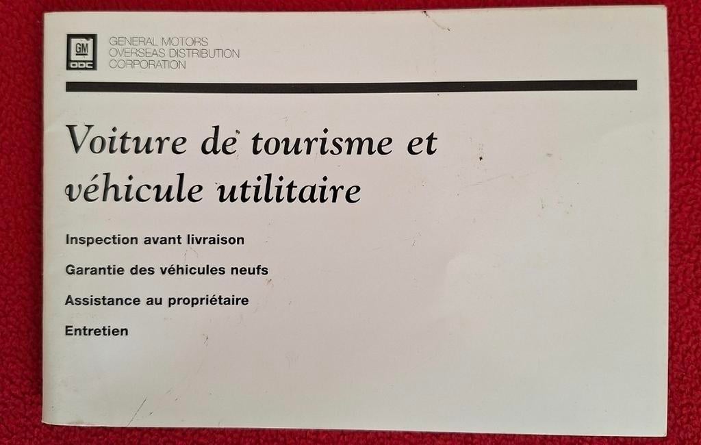 Livret d entretien neuf pour chevrolet corvette, cadillac..., Enlèvement ou Envoi