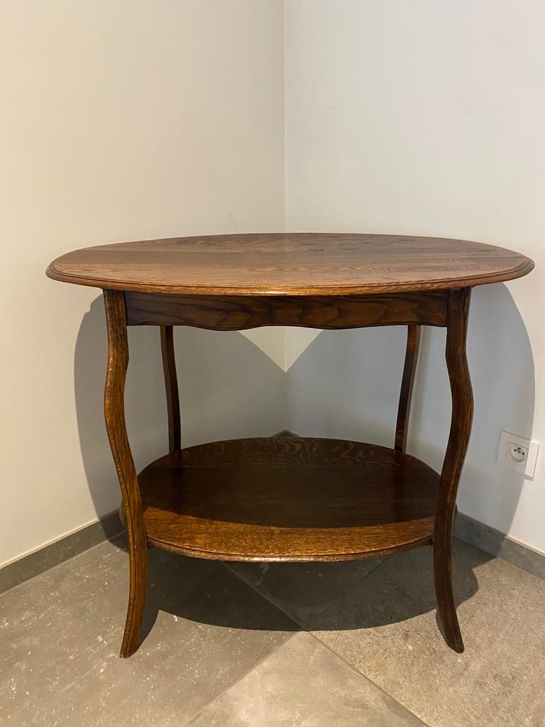 Eiken tafeltje, Antiek en Kunst, Ophalen