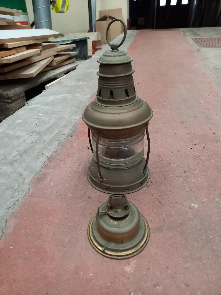 Antieke ankerlamp, Ophalen of Verzenden, Gebruikt, Motorboot of Zeilboot, Gebruiksvoorwerp