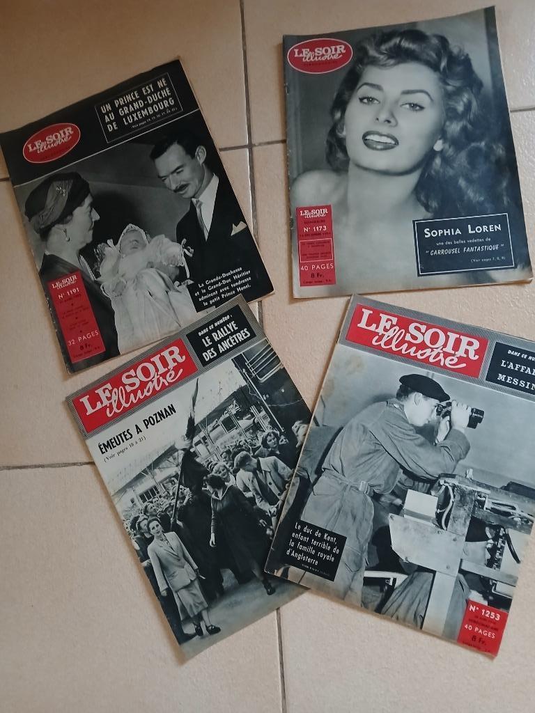 Soirs illustrés : actrices, scientifiques, royauté, sportifs, Ophalen