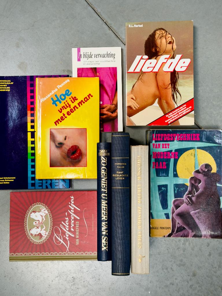 Vintage seks/relatieboeken (curiosa lot), Boeken, Ophalen, Gelezen, Diverse auteurs