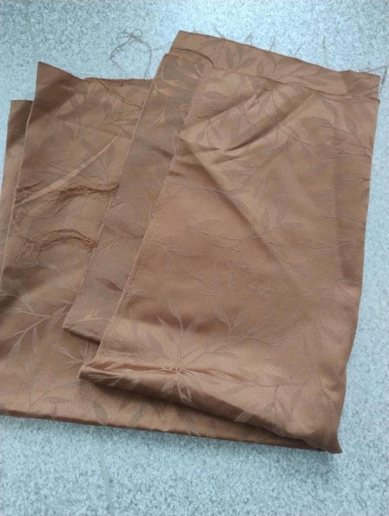 Coupon de tissu, Enlèvement ou Envoi, Brun, Utilisé, Autres matériaux