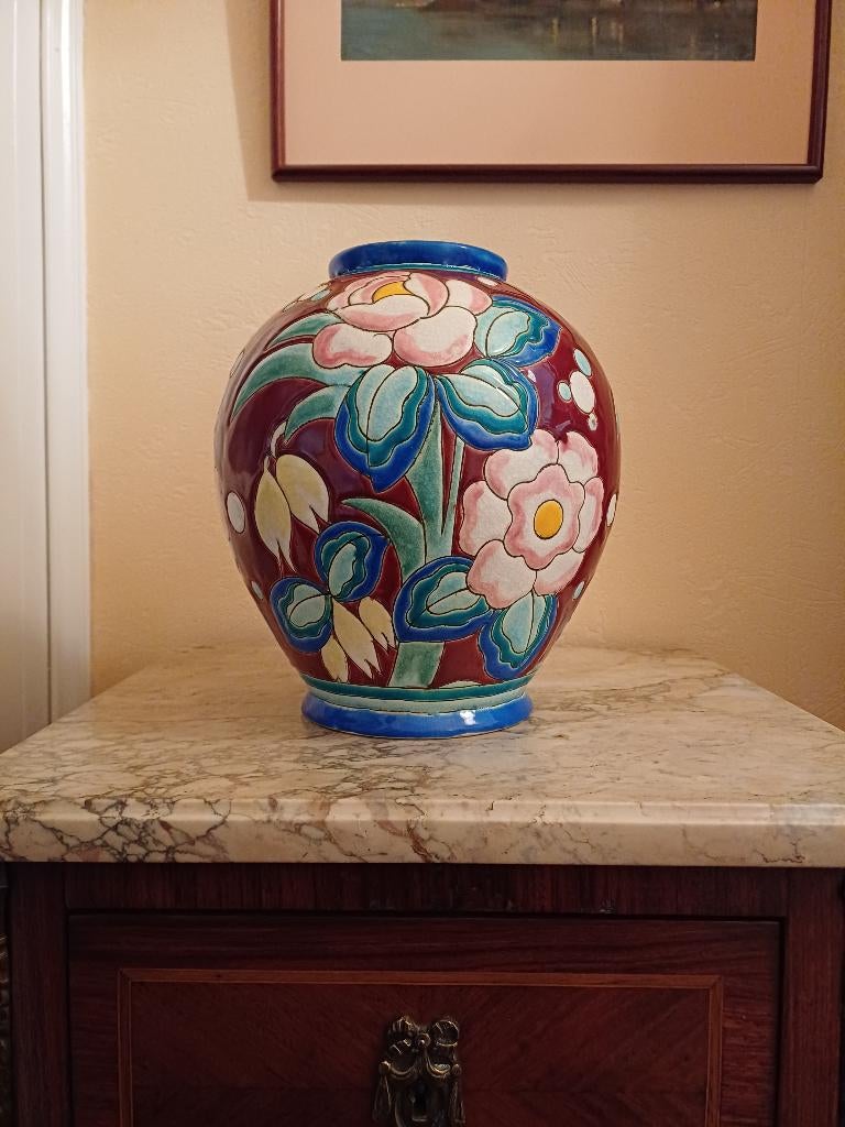 Vase Keramis Charles Catteau, Antiquités & Art, Enlèvement