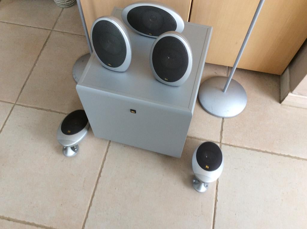 Caisson de basses actif Kef PSW 1000.2, Enlèvement ou Envoi, Comme neuf, Subwoofer, Autres marques