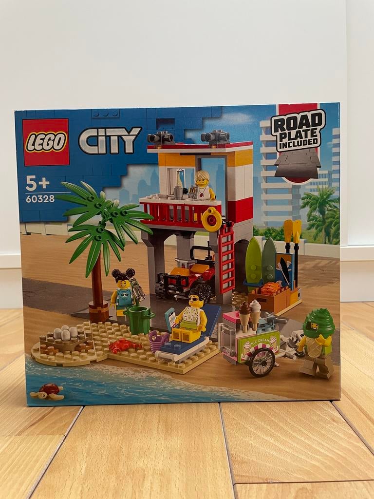 Lego 60328 Beach Lifeguard Station, Ophalen of Verzenden, Nieuw, Complete set, Lego