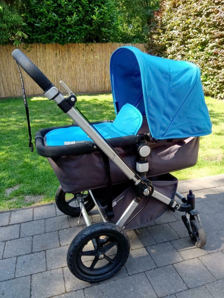 Bugaboo Cameleon 3 Grijs Blauw in zeer goede staat, Bugaboo, Ophalen of Verzenden, Zo goed als nieuw, Combiwagen