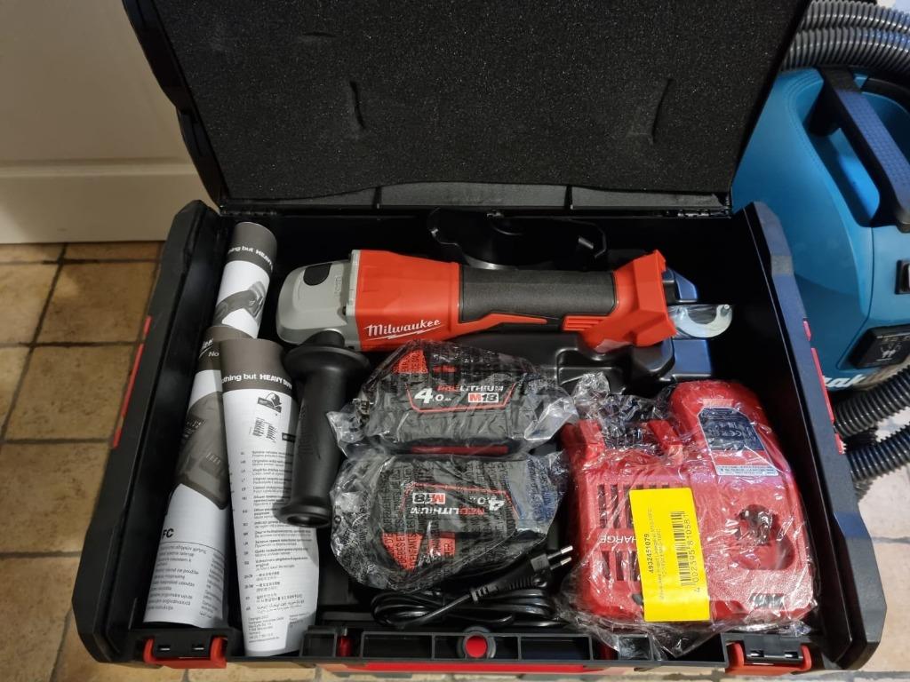 Milwaukee M18 BLSAG125XPDB 125 mm, Doe-het-zelf en Bouw, Gereedschap | Boormachines, Ophalen, Nieuw, 600 watt of meer, Overige typen