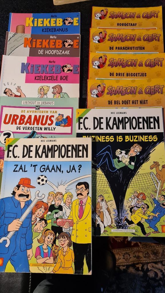 pakket kinderstrips, Boeken, Stripverhalen, Meerdere stripboeken, Ophalen, Gelezen