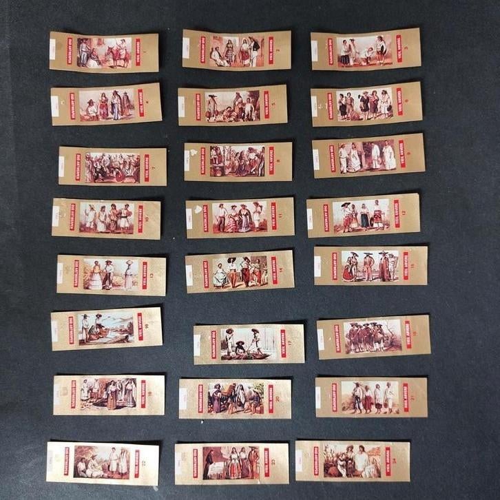 Komplete reeks sigarenbandjes Oud Antwerpen: Serie Mexico, Ophalen of Verzenden