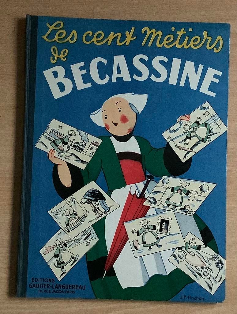 Lot de 4 BD de Bécassine, Boeken, Meerdere stripboeken, Ophalen of Verzenden, Gelezen