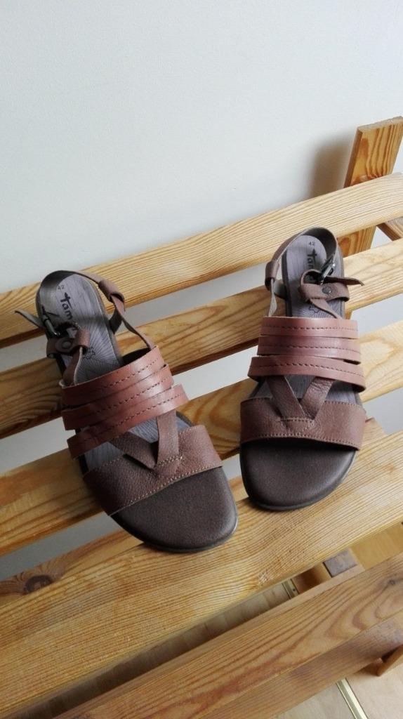 sandalen, Tamaris, Comme neuf, Brun, Enlèvement