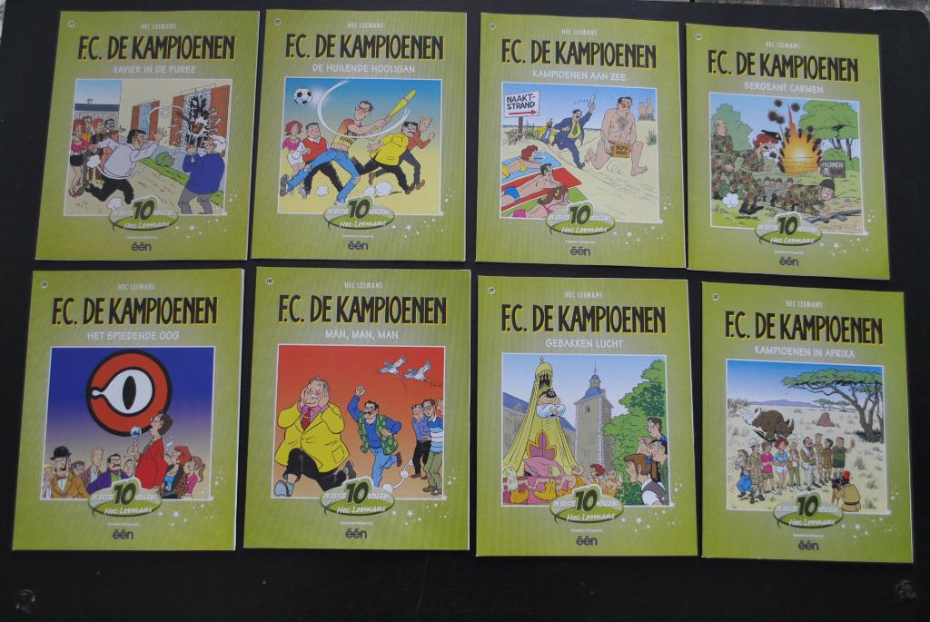 Complete collectie DE BESTE 10 VOLGENS F.C. DE KAMPIOENEN, Meerdere stripboeken, Ophalen of Verzenden, Zo goed als nieuw, HEC LEEMANS