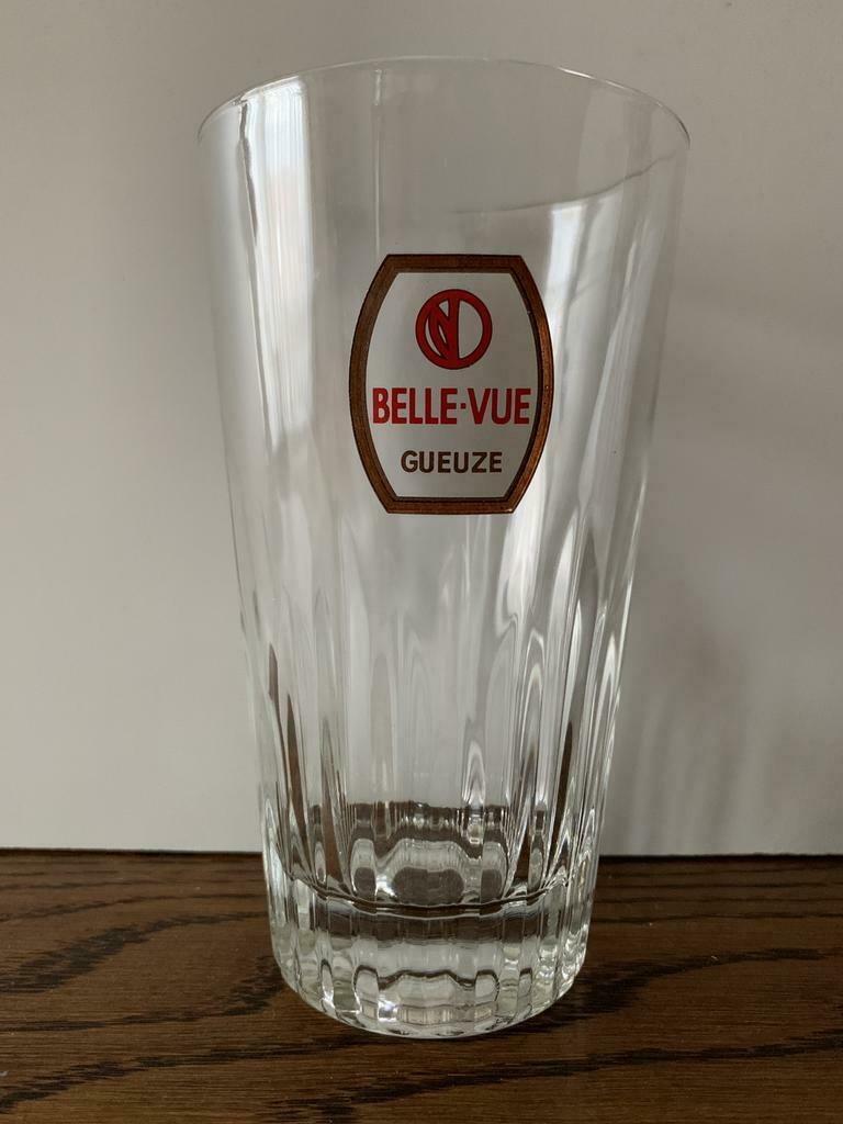 1 verre Belle-vue belle vue Gueuze kriek Vintage, Collections, Enlèvement ou Envoi, Comme neuf, Verre ou Verres, Autres marques