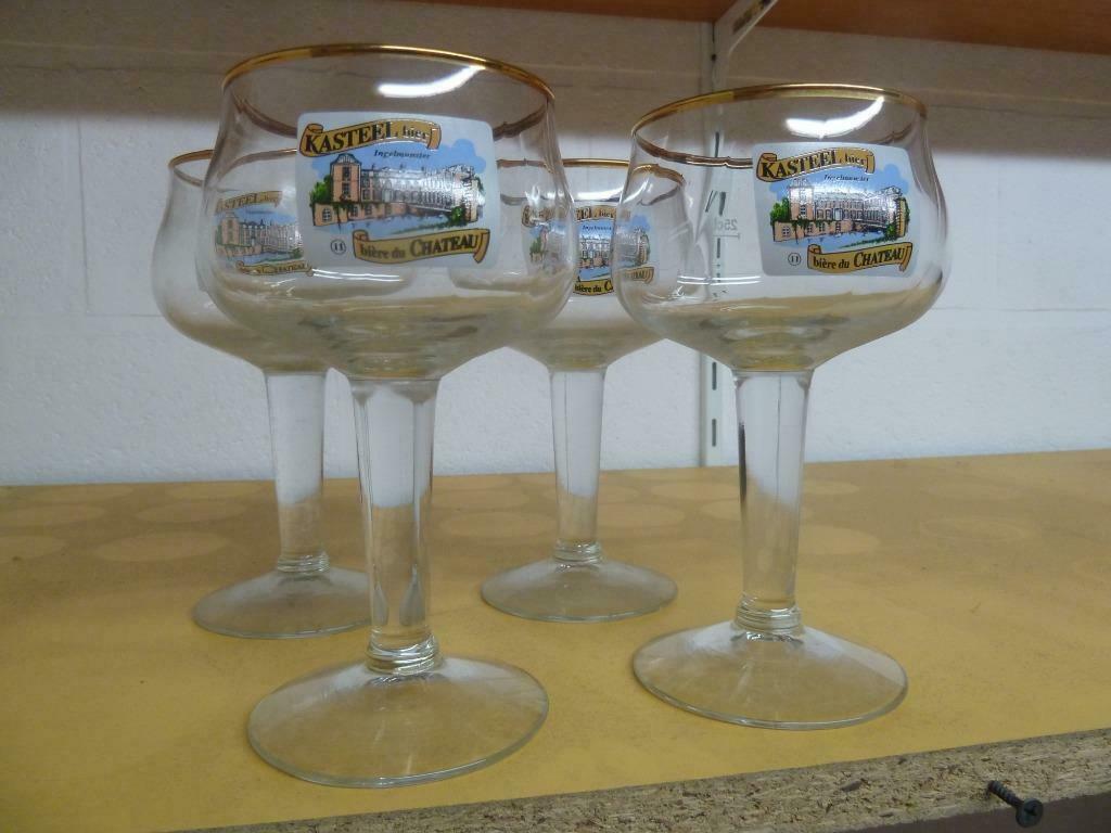 Bier glas Kasteel bier, Verzamelen, Biermerken, Ophalen of Verzenden, Zo goed als nieuw, Glas of Glazen, Overige merken