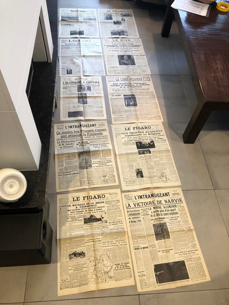 coupures de journaux ww2 1939 / 1945, Enlèvement, Coupure(s)