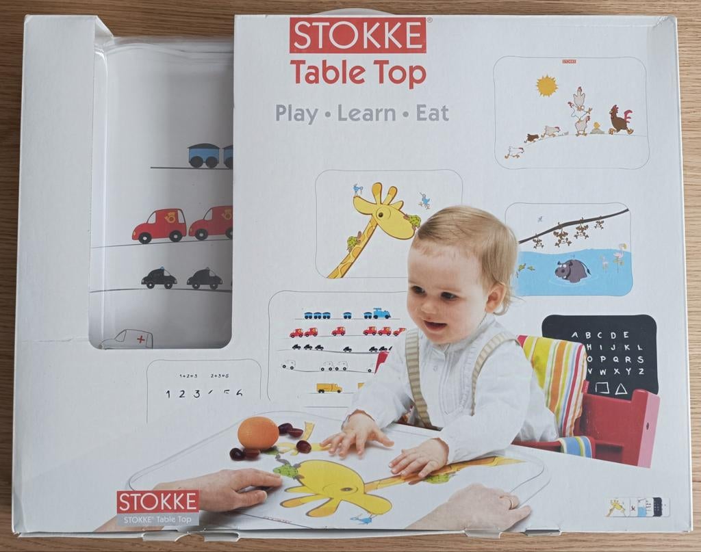 Stokke/Tafelblad/spelen/leren/eten, Kinderen en Baby's, Ophalen of Verzenden, Nieuw