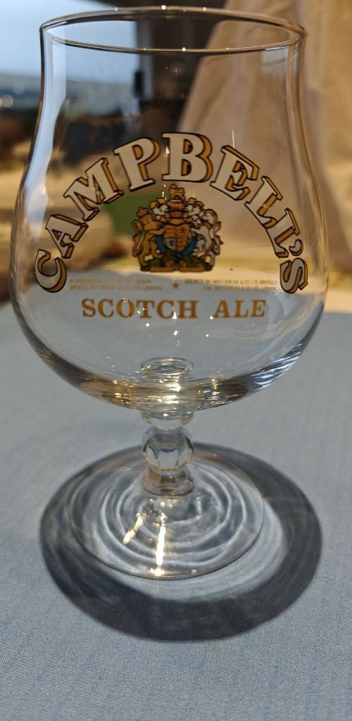 glas bierglas Campbell's  Scotch Ale, Enlèvement ou Envoi, Comme neuf, Verre à bière