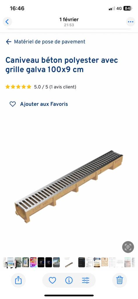 Canniveau neuf, Ophalen, Nieuw