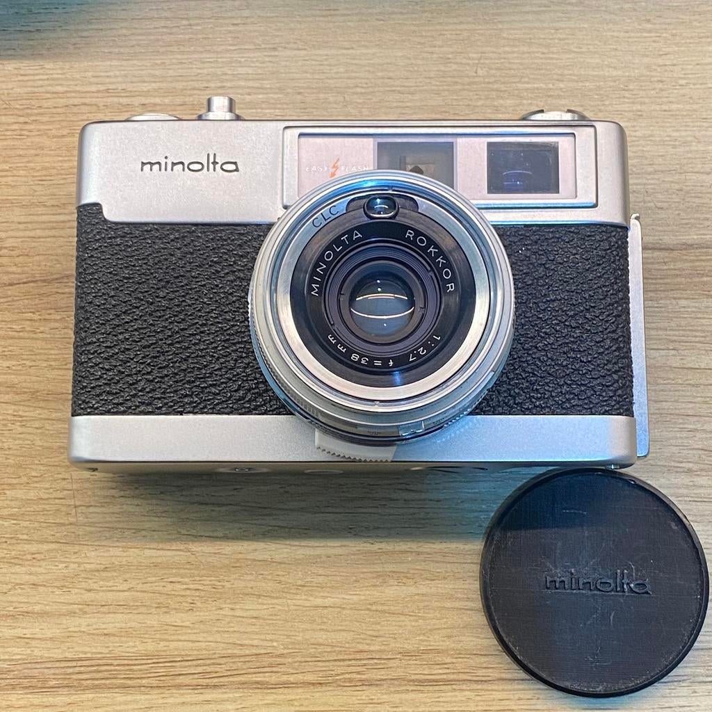Minolta AL-F, Rokkor 38mm f2.7 *als nieuw, Ophalen of Verzenden, Zo goed als nieuw, Compact, Minolta