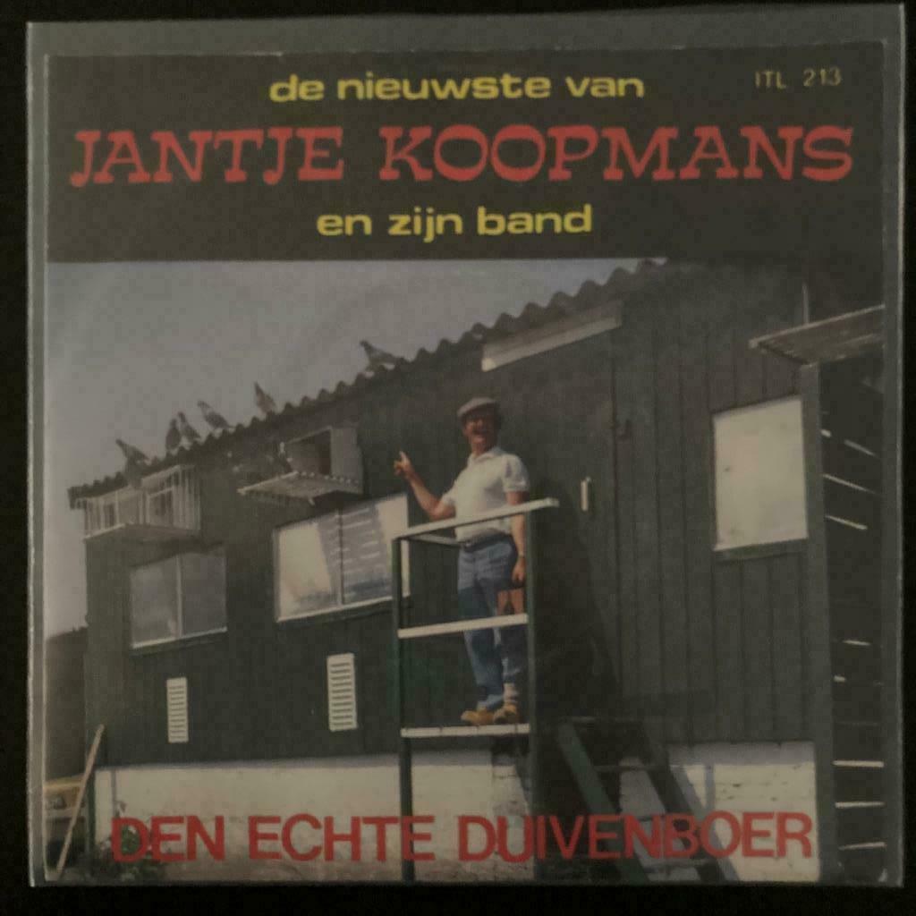 7" Jantje Koopmans En Zijn Band - Den Echte Duivenboer VG+, Cd's en Dvd's, Verzenden, Gebruikt, Nederlandstalig