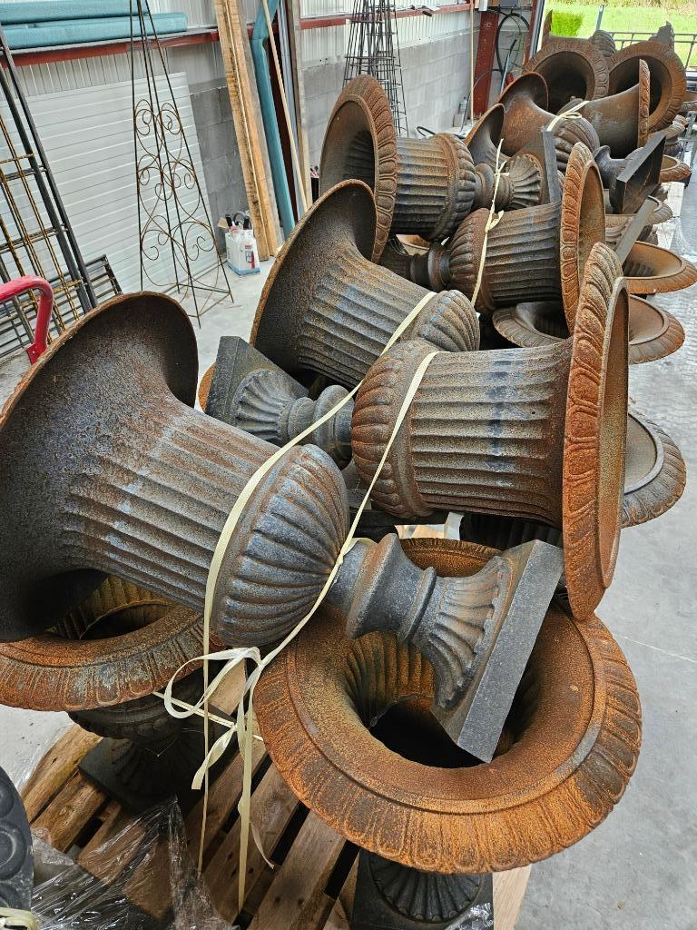 Richelieu wastafel in zwart verroest gietijzer, hoogte 70 cm, Ophalen, Nieuw