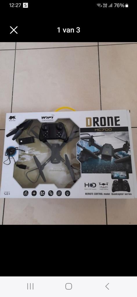 Drone HC700 bestuur via een app, Enlèvement ou Envoi, Neuf