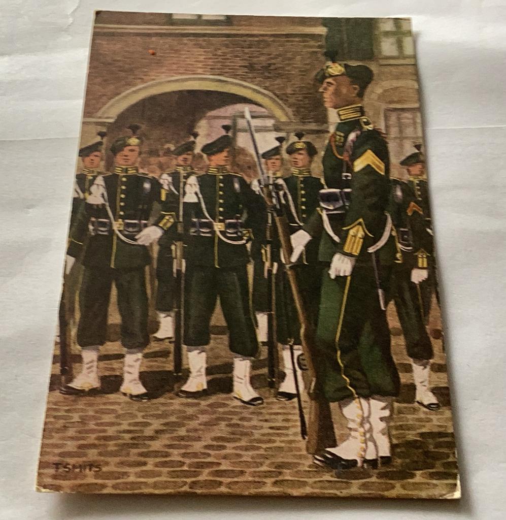 Gardeniers regement mooie kaart, Ophalen of Verzenden