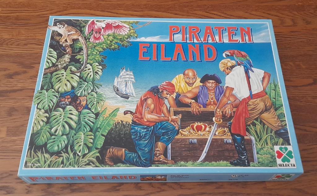 Gezelschapsspel "Pirateneiland", Trois ou quatre joueurs, Enlèvement, Utilisé, Selecta