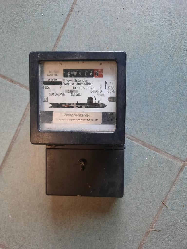 Compteur intermédiaire pour la construction, Bricolage & Construction, Électricité & Câbles, Enlèvement, Utilisé