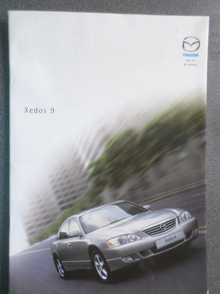 Brochure Mazda Xedos 9 2000-2001, Livres, Autos | Brochures & Magazines, Mazda, Enlèvement