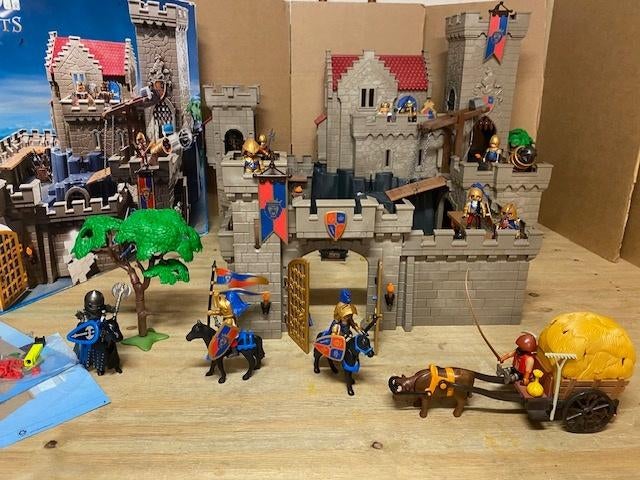 Château Playmobil 6000 + 6005 +6373, Enlèvement ou Envoi, Comme neuf, Ensemble complet