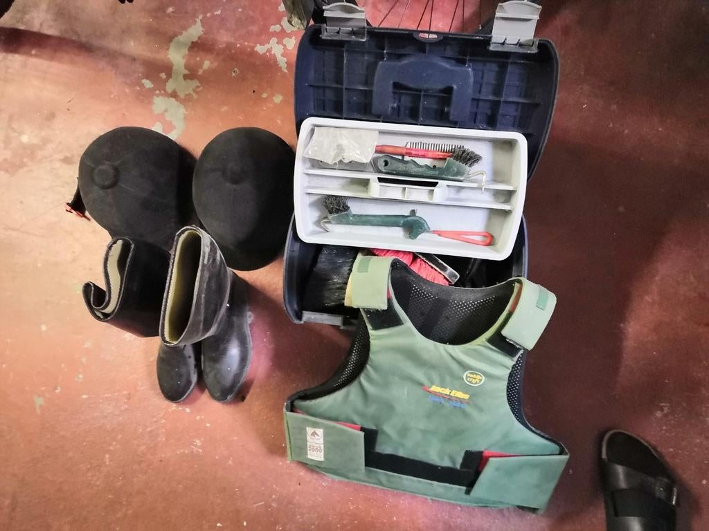 Lot de vêtements d'équitation enfant +/- 10 ans, Enlèvement, Utilisé, Enfants, Vêtements d'extérieur