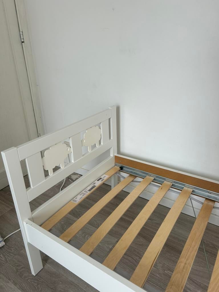 Ikea kinderbedden 2 zelfde, Ophalen, Gebruikt, Wit, 190 cm of minder