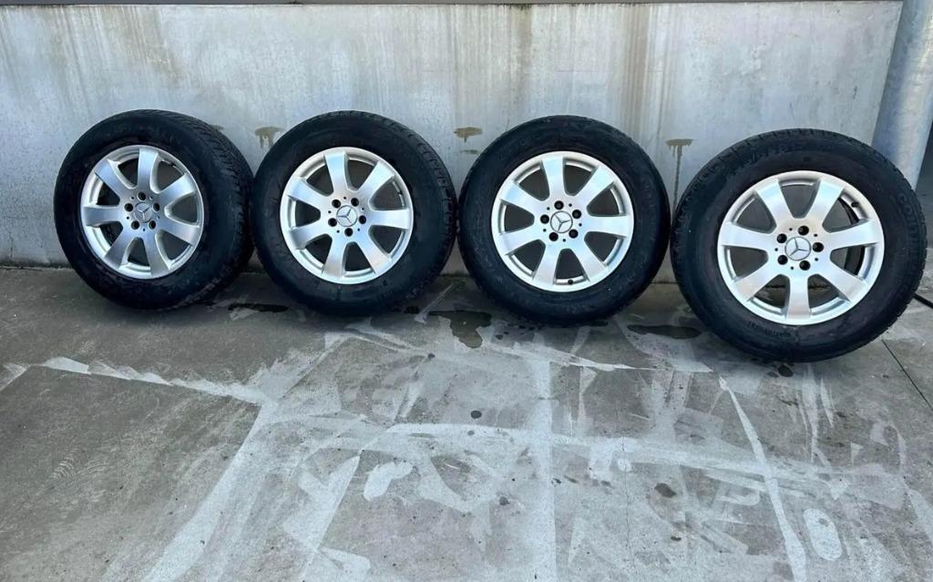 4 originele Mercedes M-klasse 17 inch velgen (W164), Ophalen, Gebruikt, Mercedes-Benz