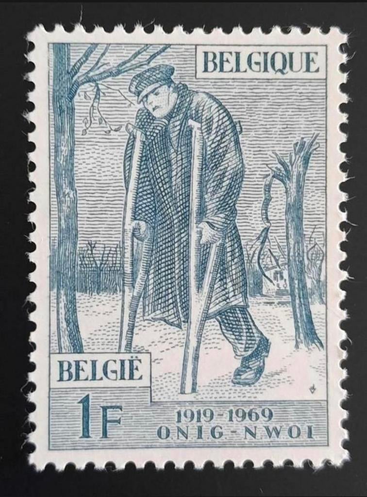 Belgique : COB 1510 ** Invalides de guerre 1969., Sans timbre, Neuf, Enlèvement ou Envoi, Non oblitéré