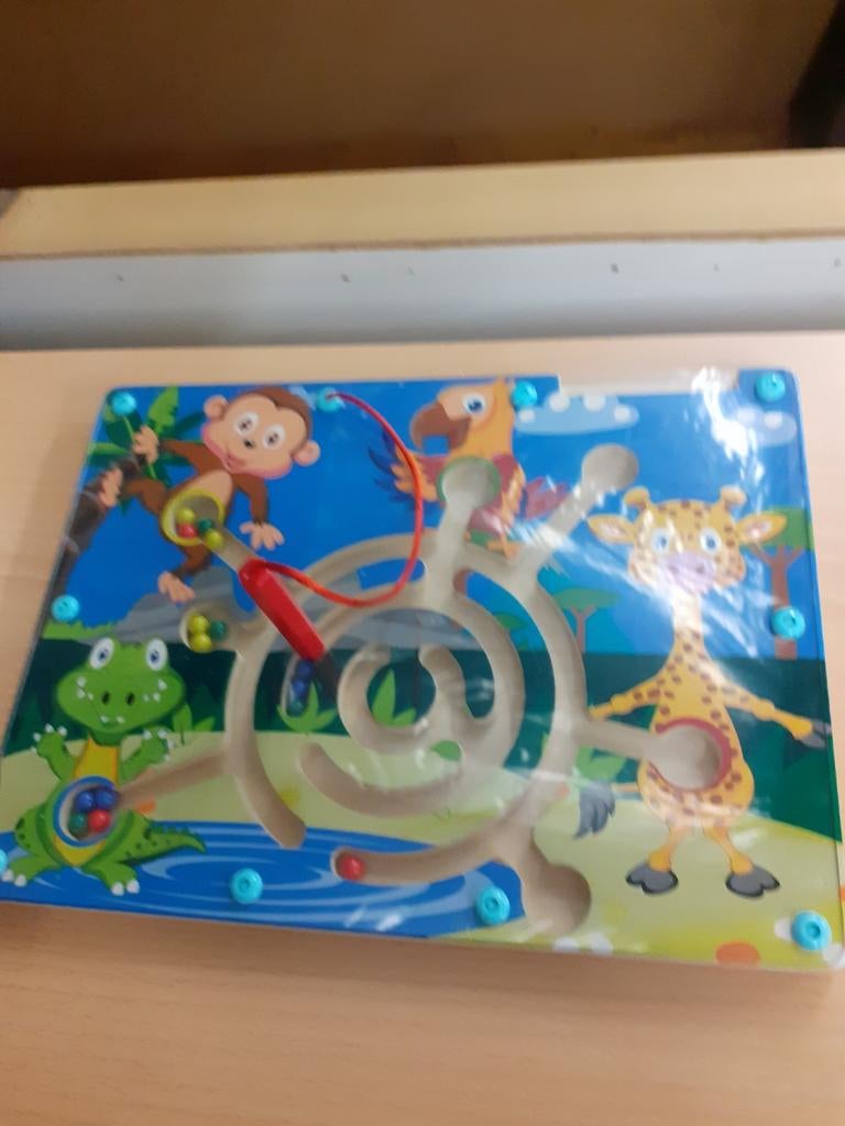 Magneet spelletje van playtive, Kinderen en Baby's, Speelgoed | Kinderpuzzels, Ophalen, Zo goed als nieuw, 2 tot 4 jaar, Van hout