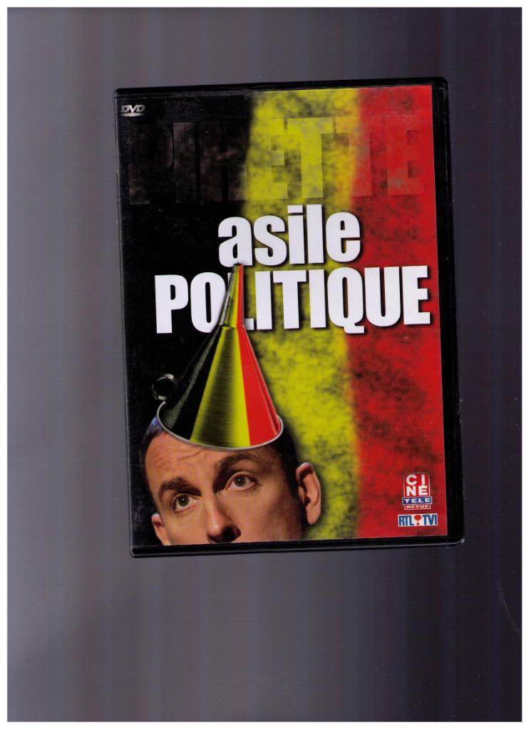 dvd  Humour - François Pirette - Asile politique 2008, Alle leeftijden, Ophalen of Verzenden, Zo goed als nieuw, Tv-programma of Sketches