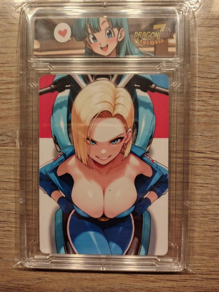 Custom Dragon ball Z slabbed kaart, Enlèvement ou Envoi